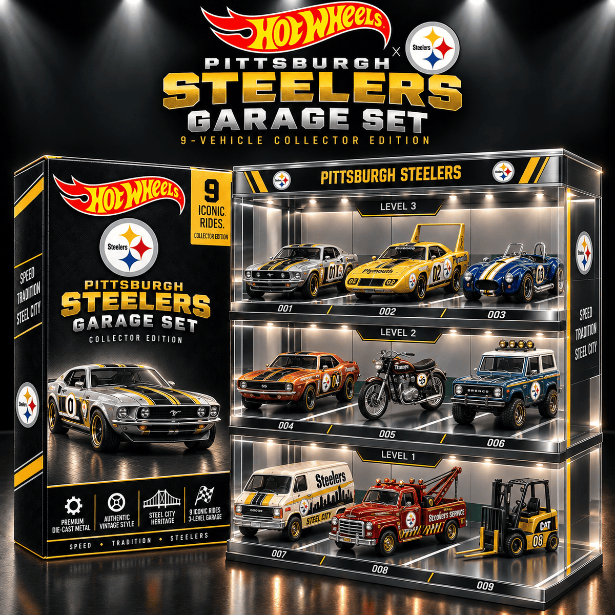 PBS Premium Diecast Garage Set NTTB