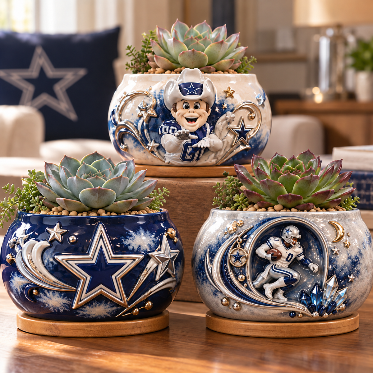 DLCB 3-Piece Succulent Planter Set HTTT