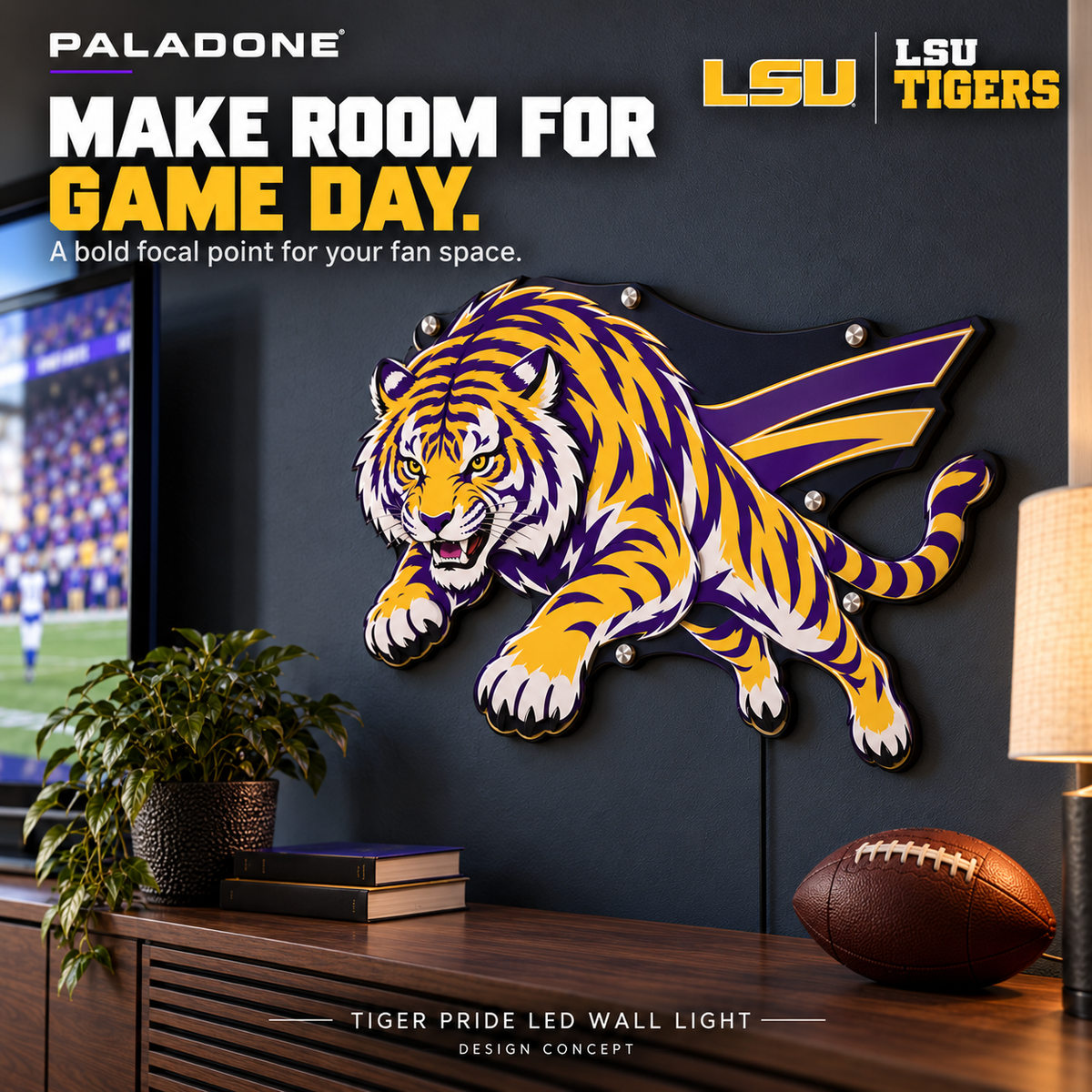 LSUT Premium LED Wall Art NHVH