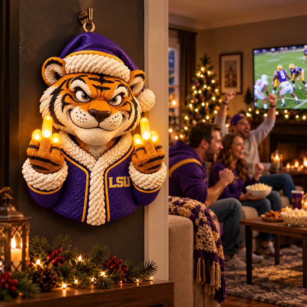 LSU Premium Christmas Door Light PNPA