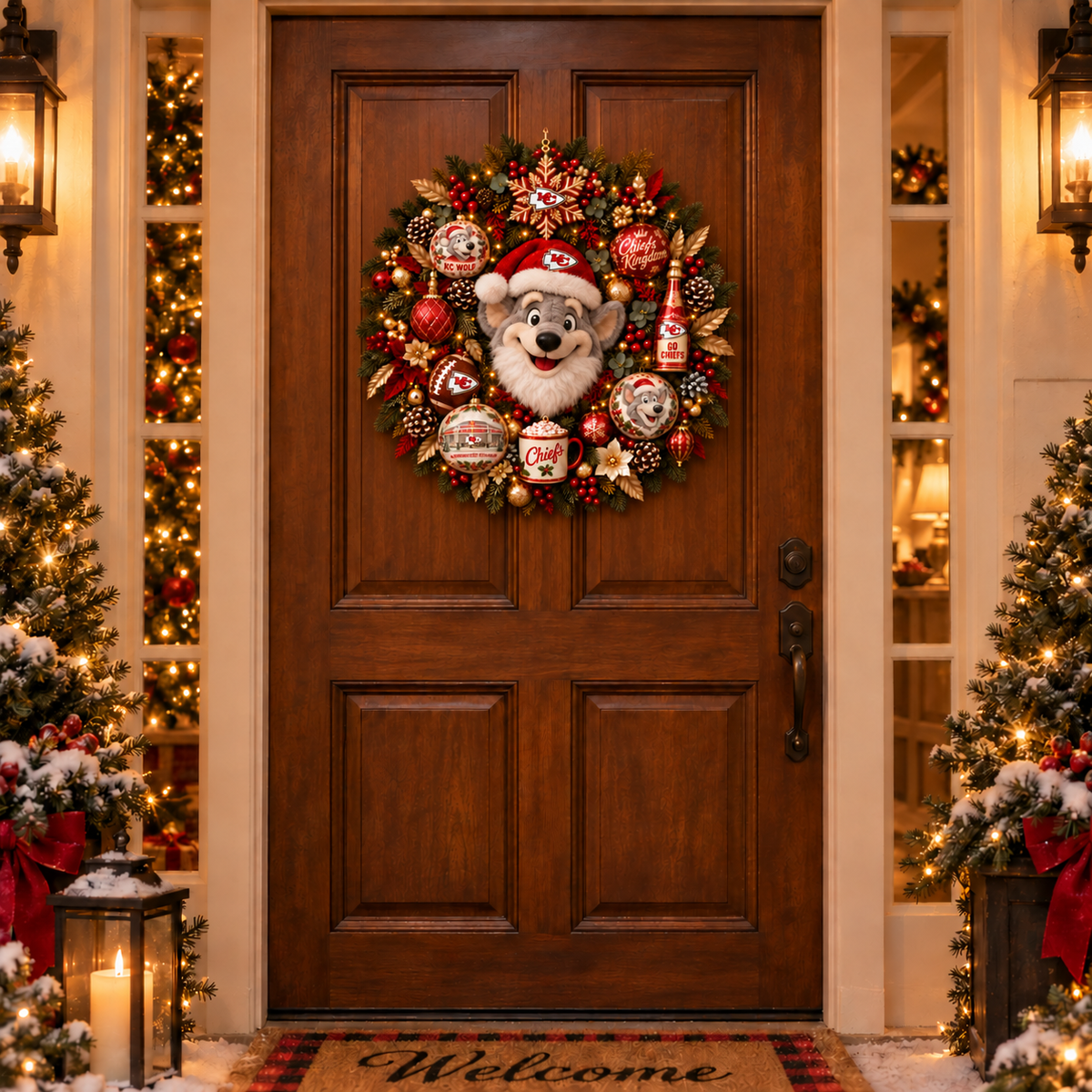 KCC Premium Christmas Ornament Wreath NTTB