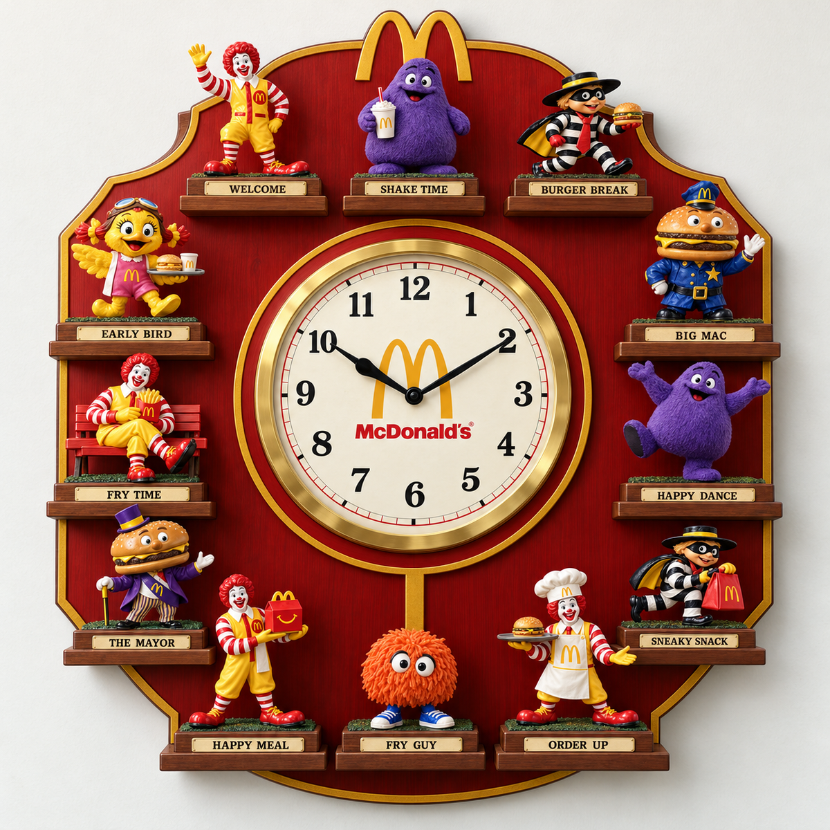 MDN Premium Mascot Sculpture Clock Collection PTKL