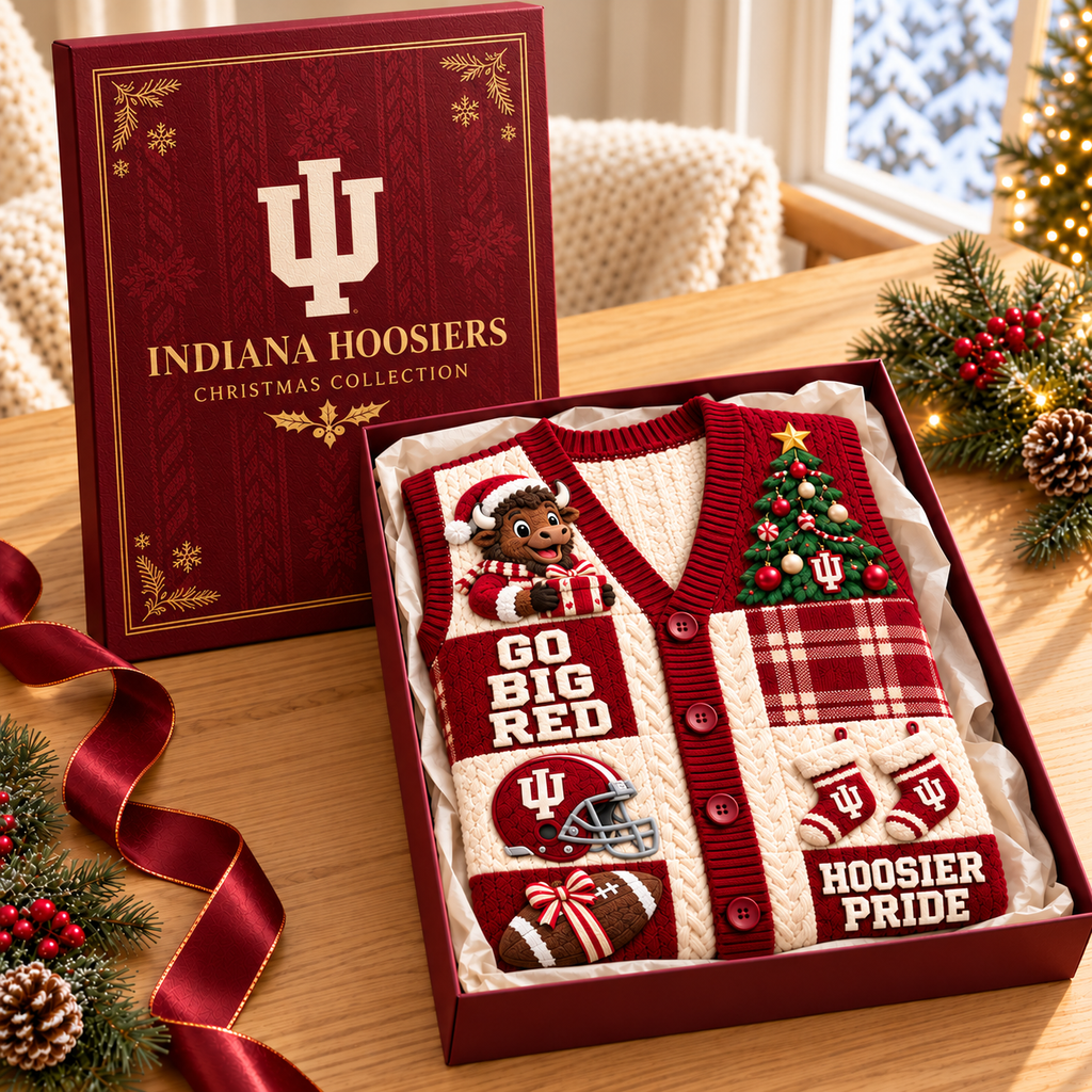IDH Premium Christmas Cardigan Vest TMH