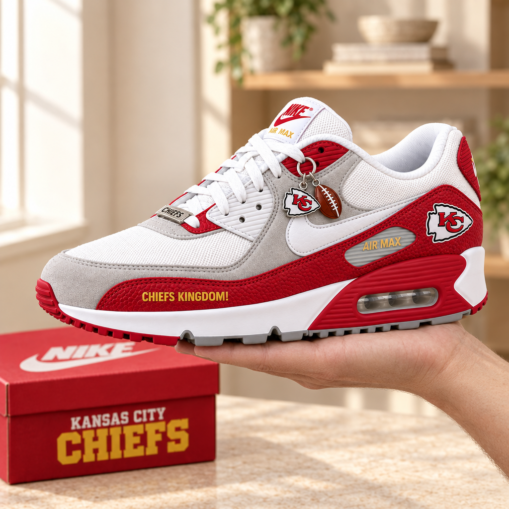 Kansas City Chiefs Premium Low-Top Sneakers