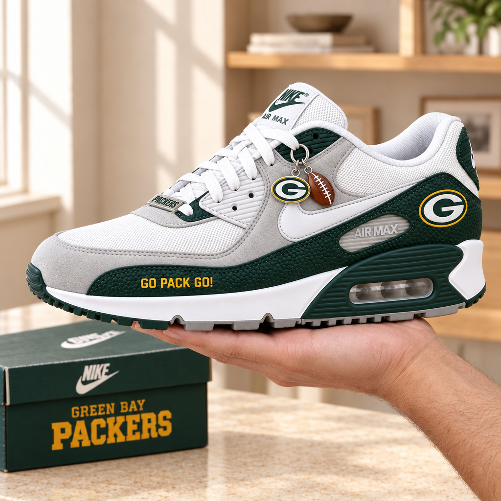 Green Bay Packers Premium Low-Top Sneakers