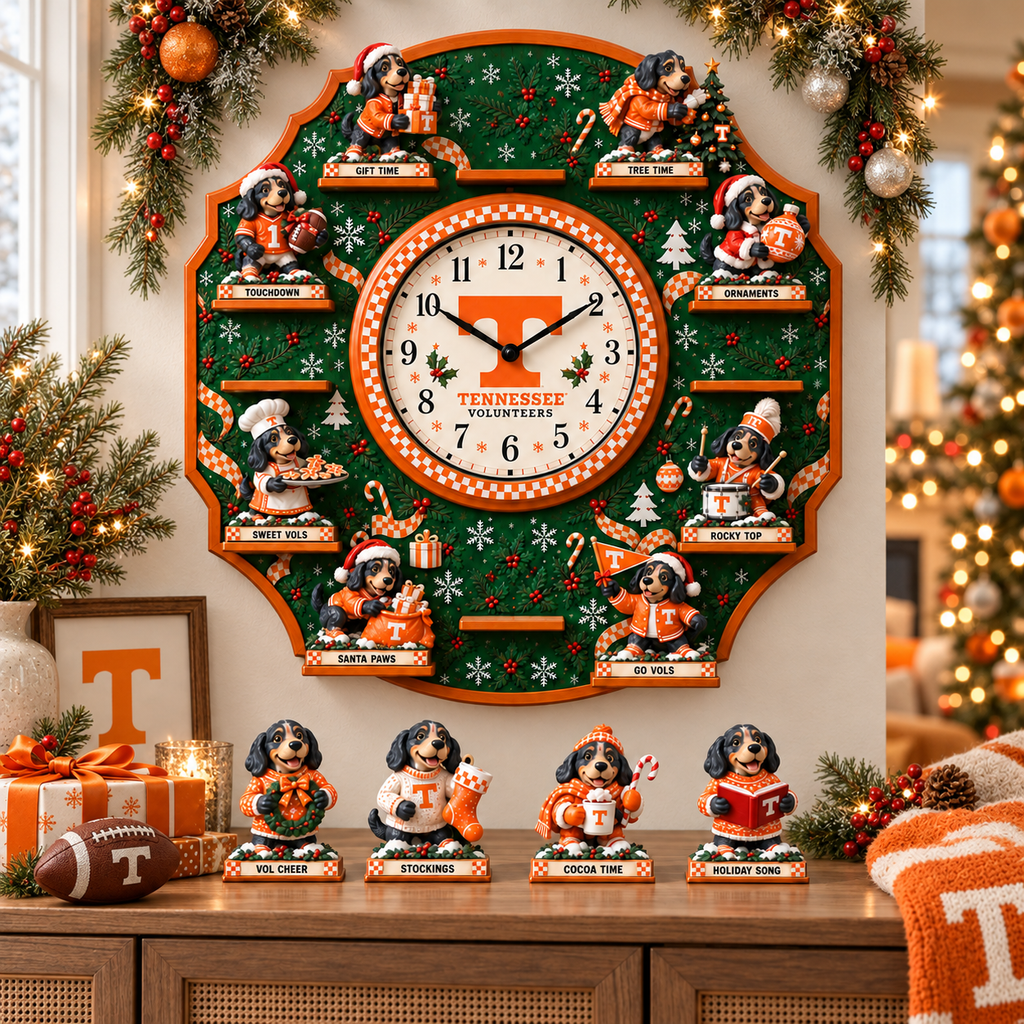 TVF Premium Christmas Sculpture Clock Collection PTKL