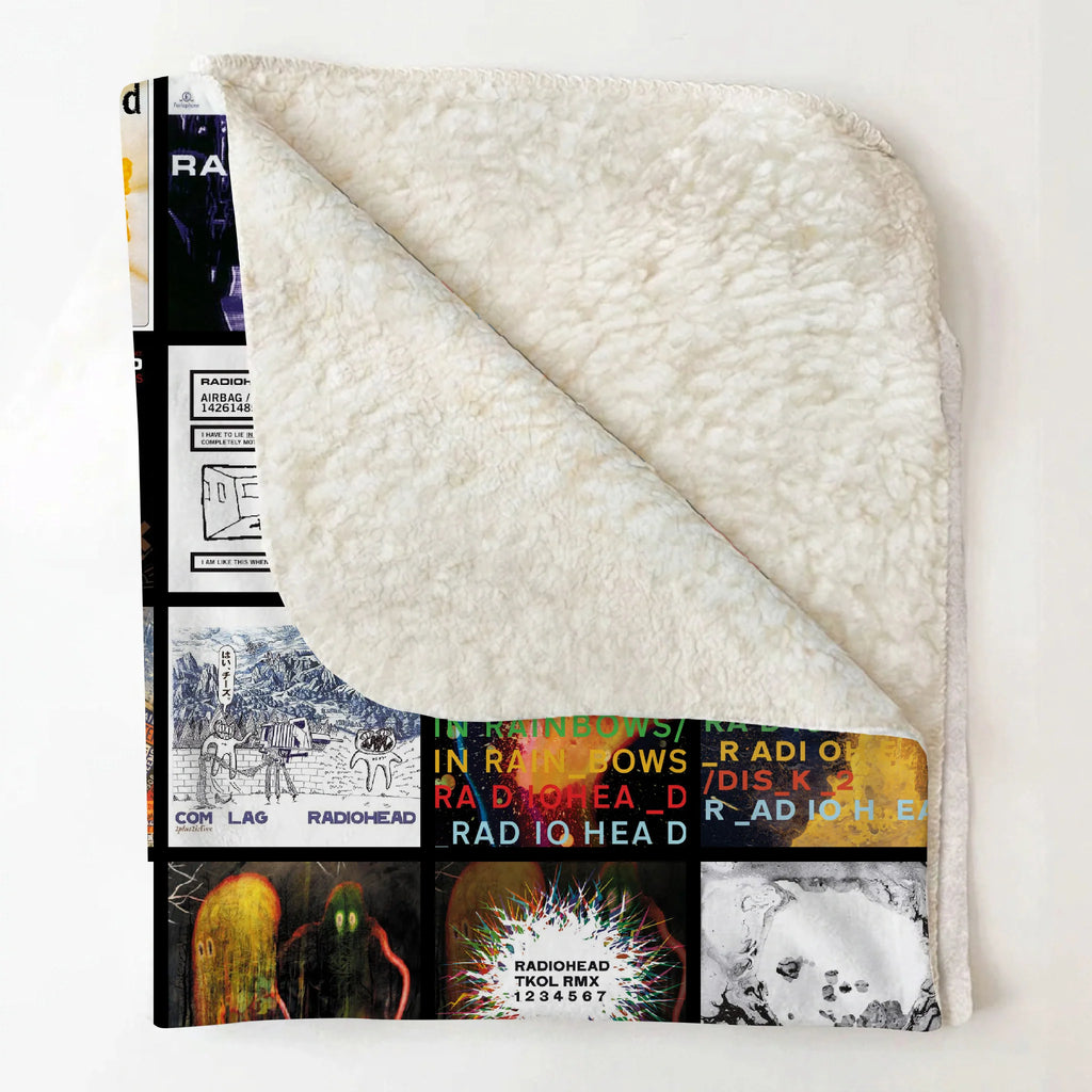 ROH Albums Collage Sherpa Blanket DNBN