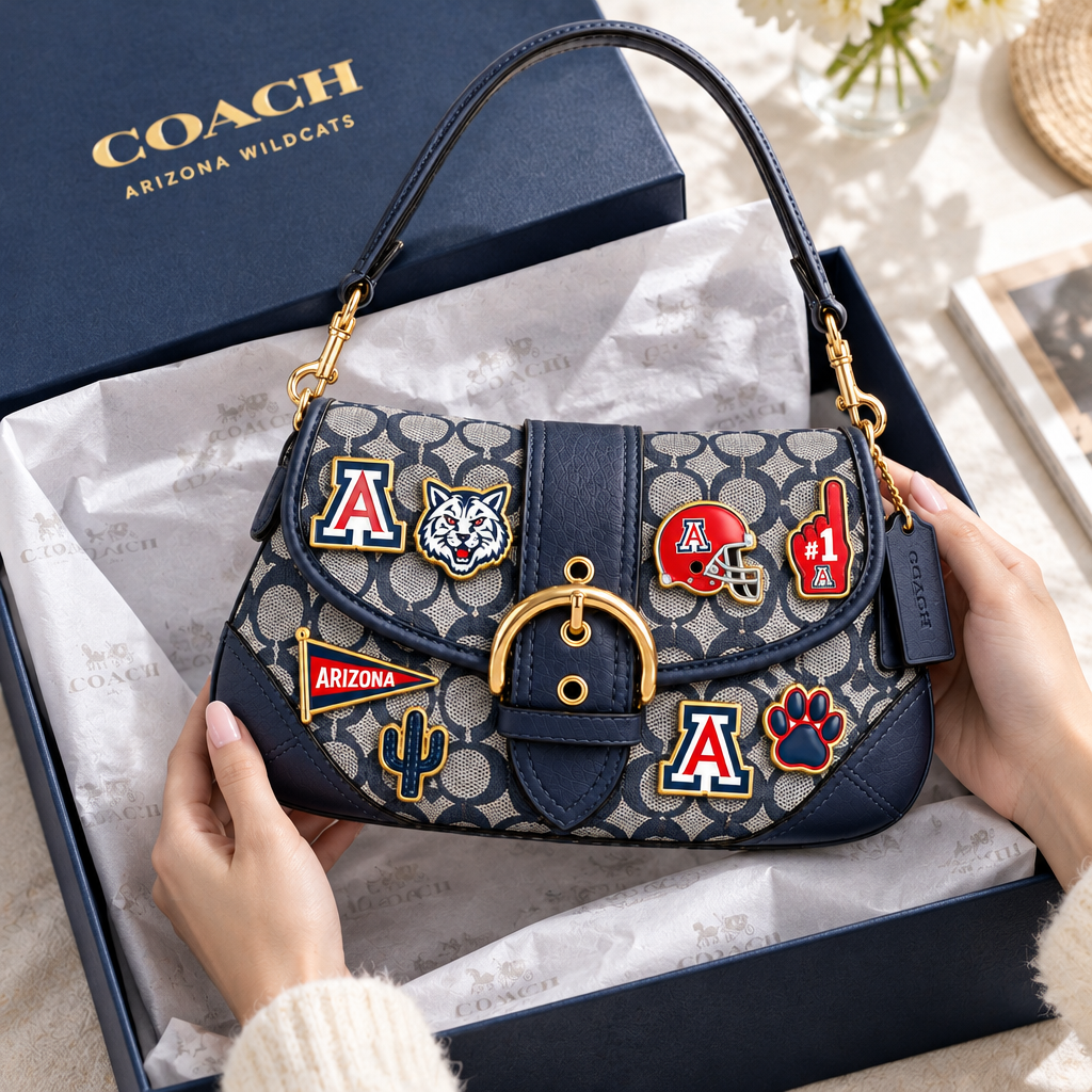 Arizona Wildcats Soho Bag With Charm