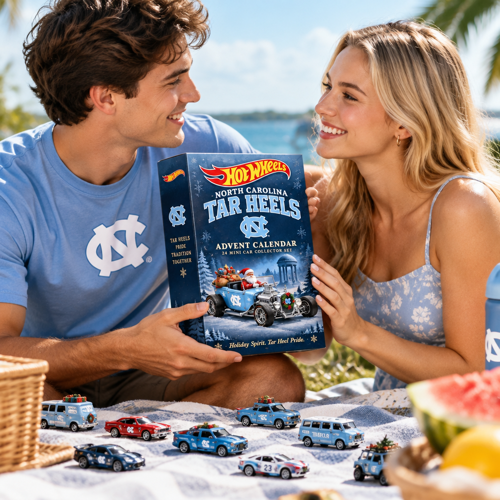 North Carolina Tar Heels Premium Mini Car Advent Calendar