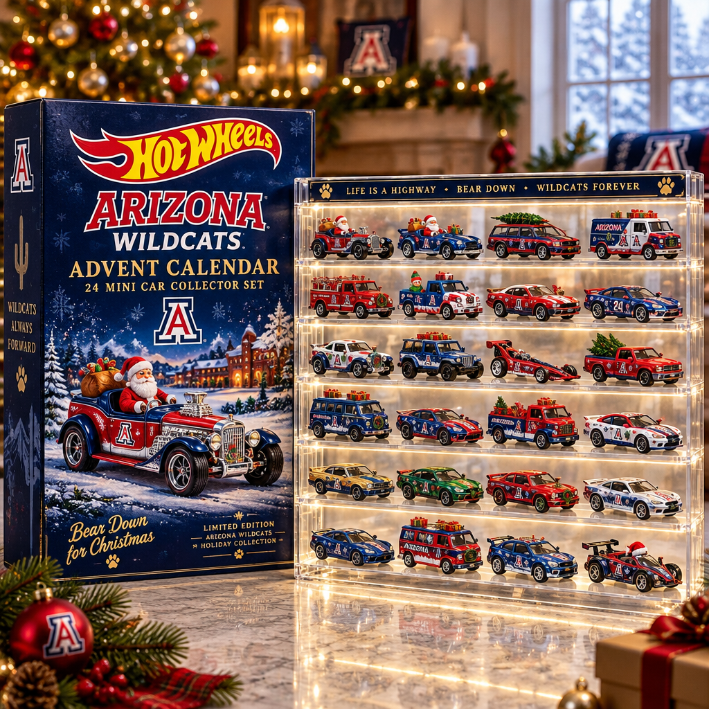 Arizona Wildcats Premium Mini Car Advent Calendar