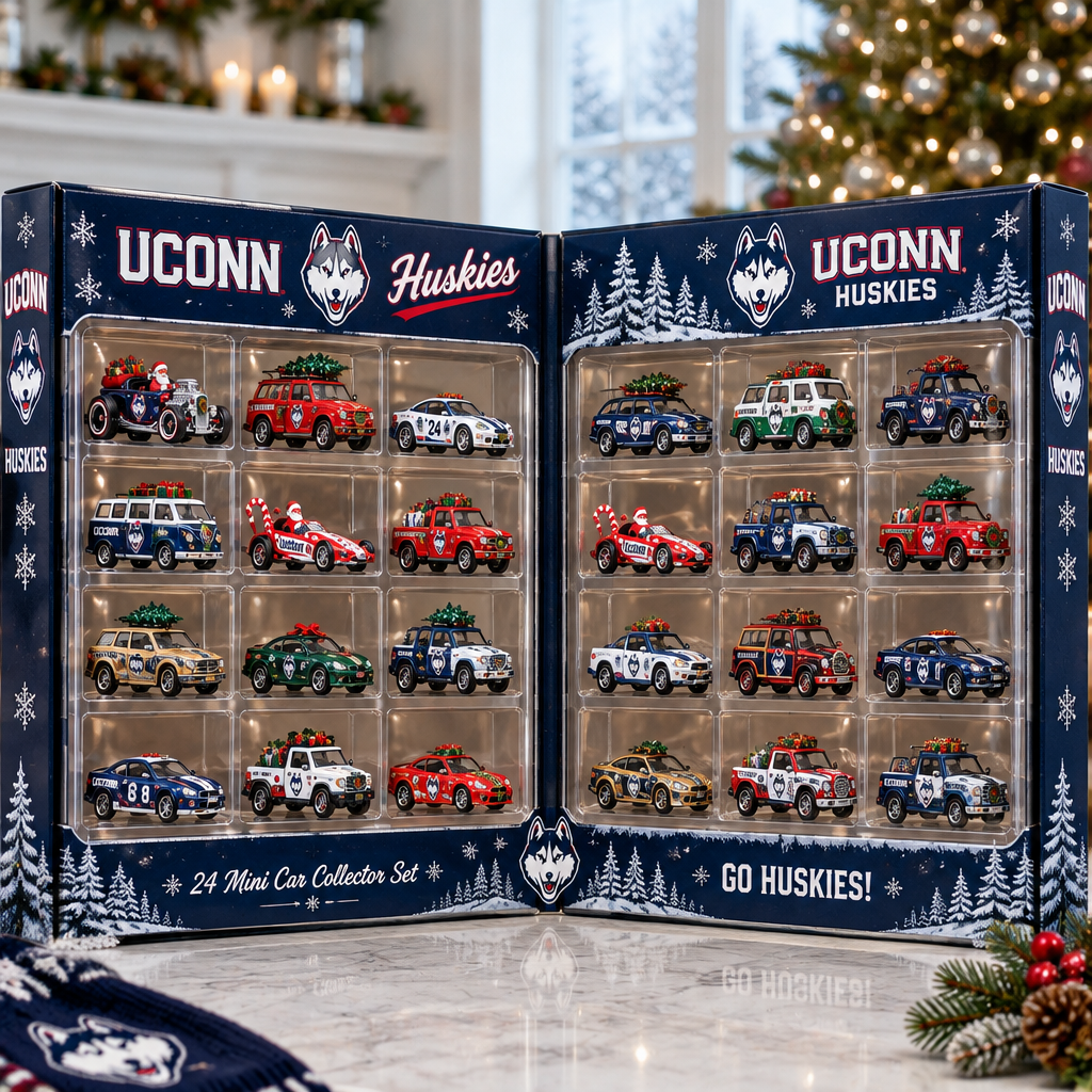 UCONN Huskies Premium Mini Car Advent Calendar