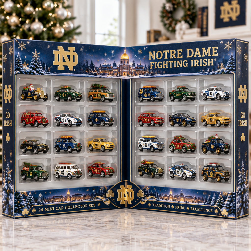 Notre Dame Fighting Irish Premium Mini Car Advent Calendar