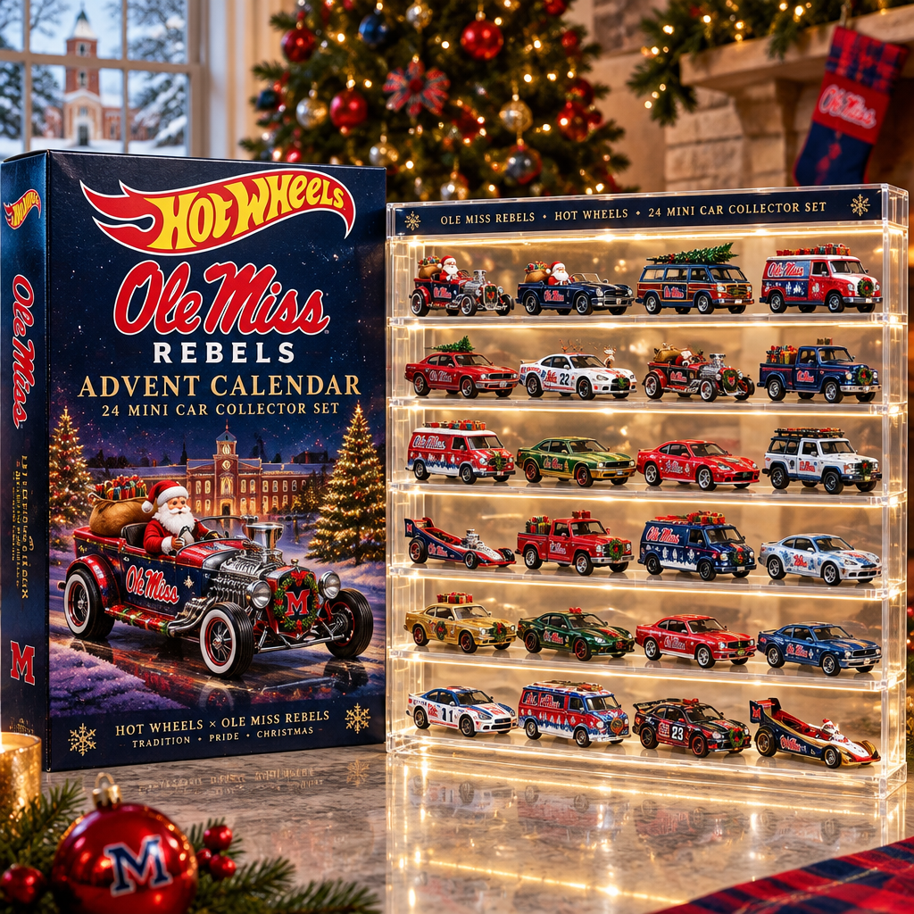 Ole Miss Rebels Premium Mini Car Advent Calendar