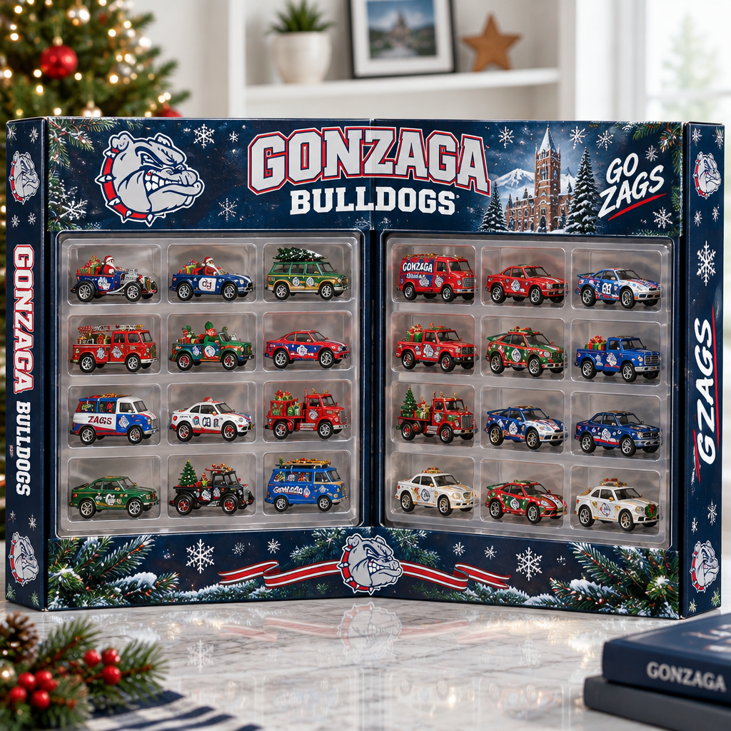 Gonzaga Bulldogs Premium Mini Car Advent Calendar