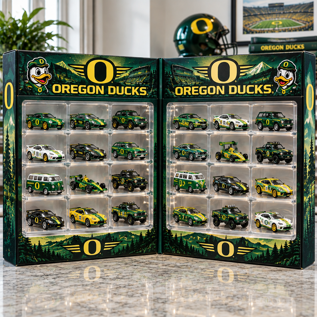 Oregon Ducks Premium Mini Car Advent Calendar