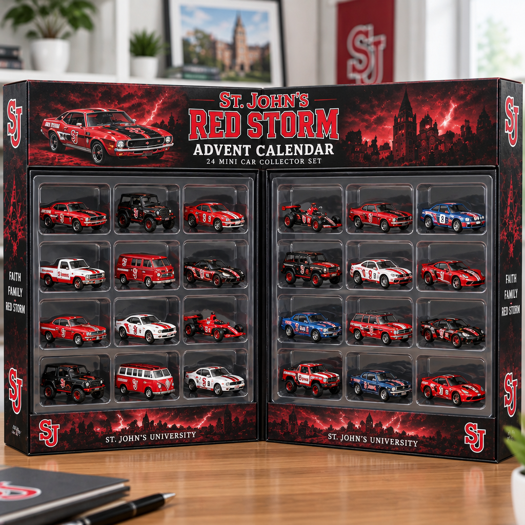 St John S Red Storm Premium Mini Car Advent Calendar