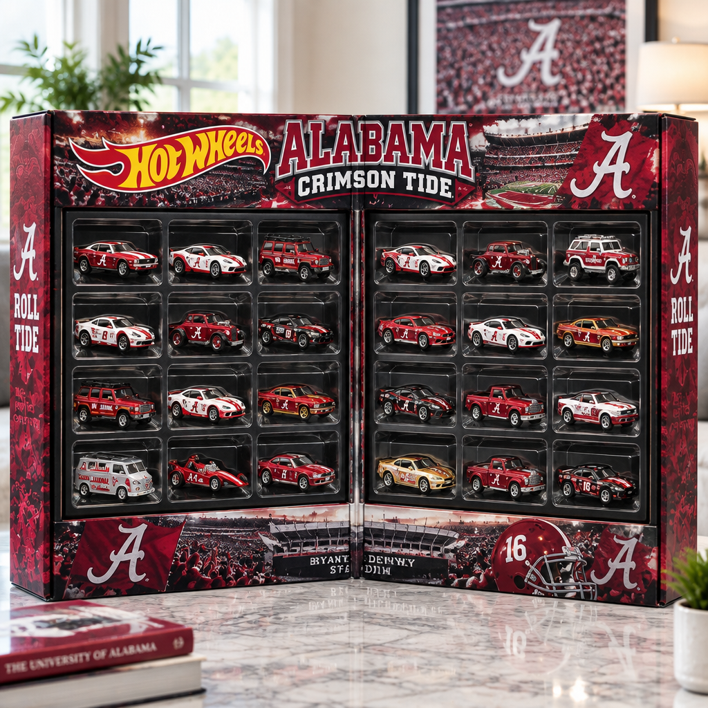 Alabama Crimson Tide Premium Mini Car Advent Calendar
