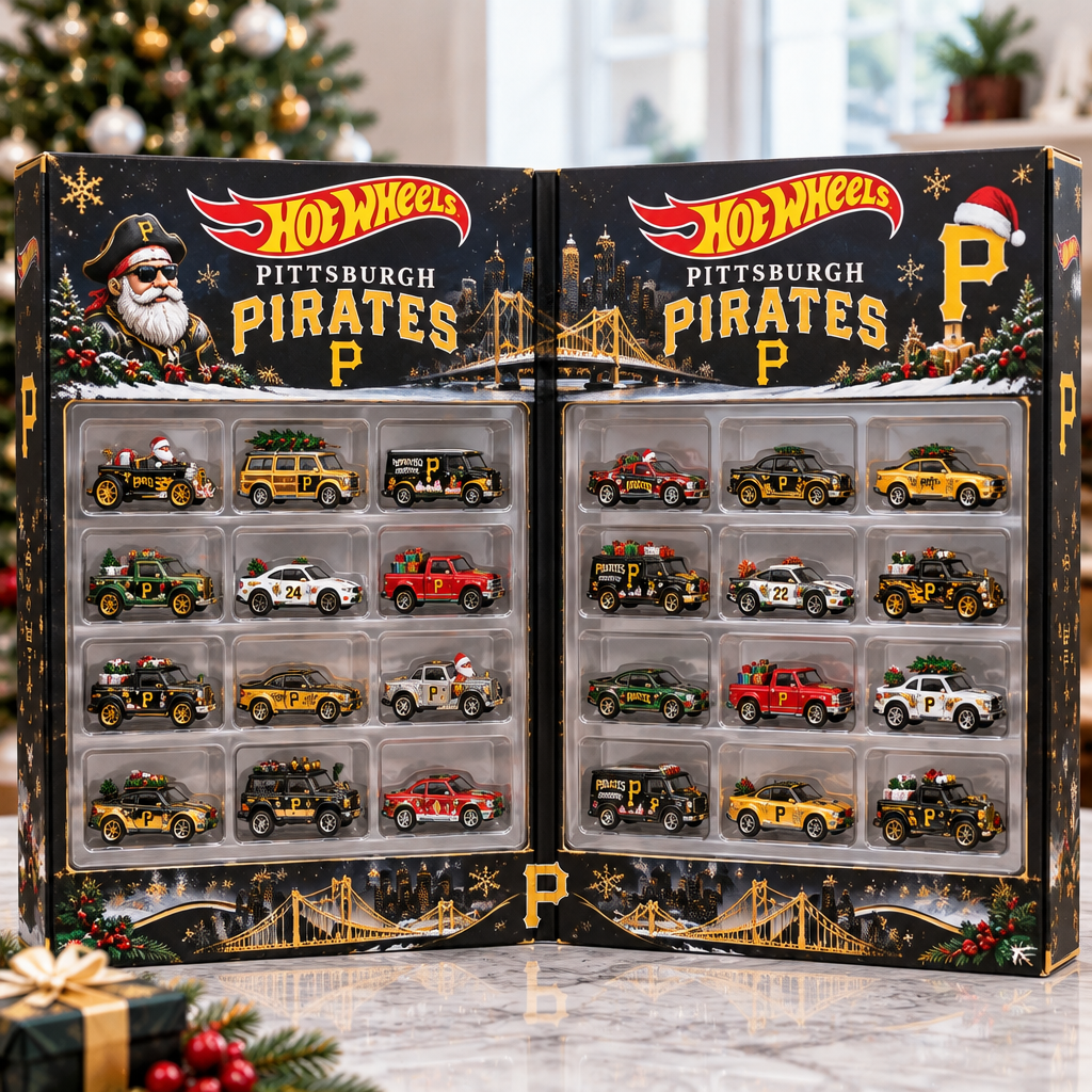Pittsburgh Pirates Premium Mini Car Advent Calendar