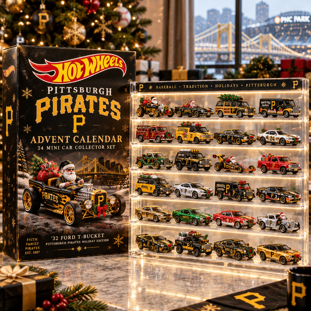 Pittsburgh Pirates Premium Mini Car Advent Calendar