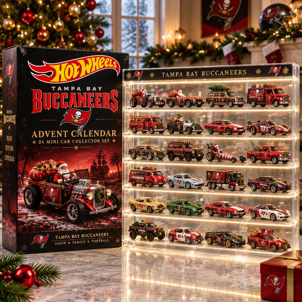 Tampa Bay Buccaneers Premium Mini Car Advent Calendar