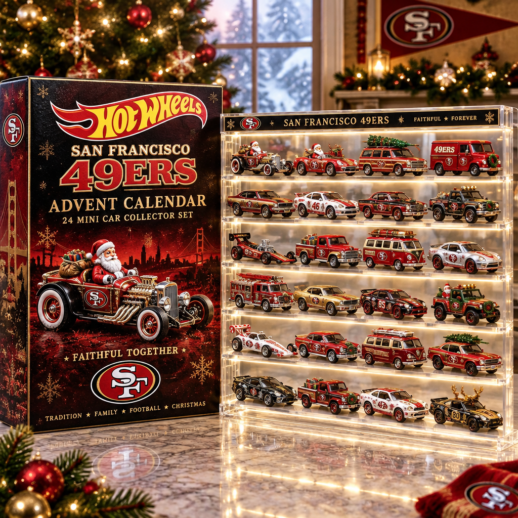 San Francisco 49ers Premium Mini Car Advent Calendar