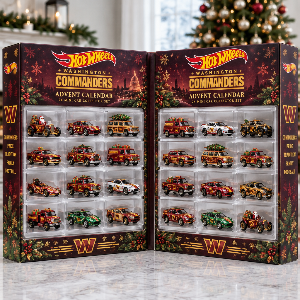 Washington Commanders Premium Mini Car Advent Calendar
