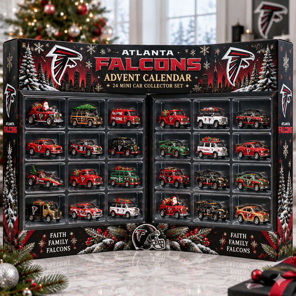 Atlanta Falcons Premium Mini Car Advent Calendar