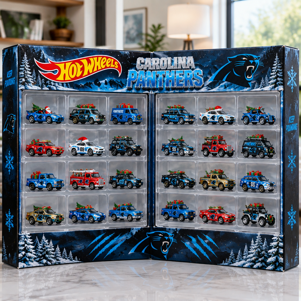Carolina Panthers Premium Mini Car Advent Calendar