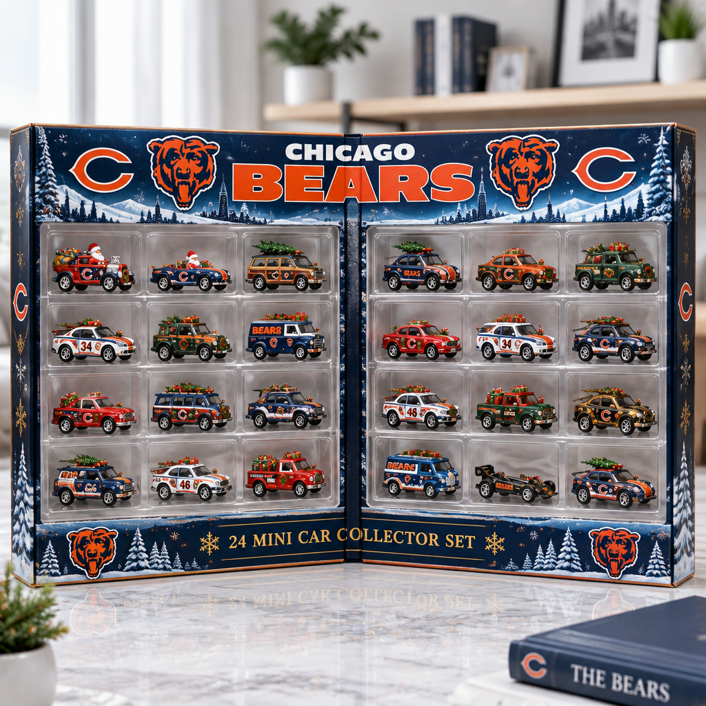 Chicago Bears Premium Mini Car Advent Calendar
