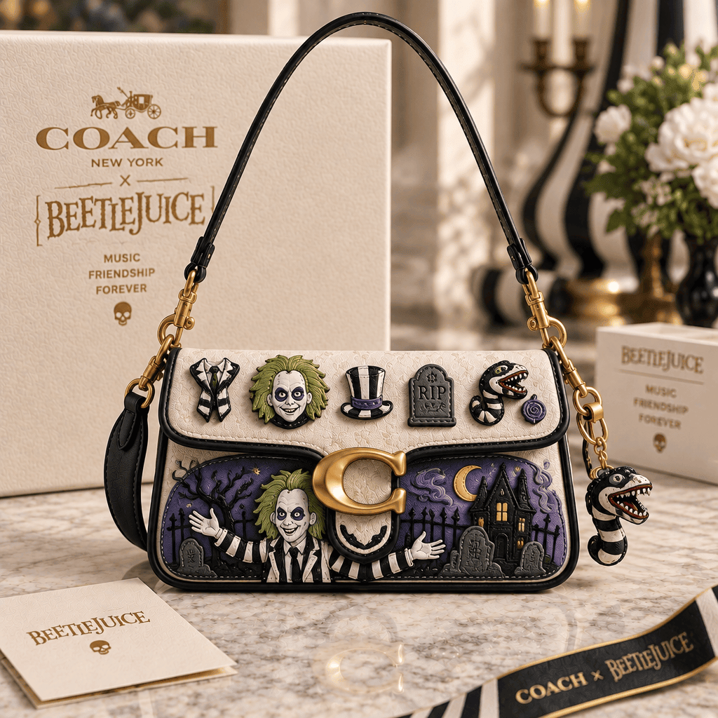Premium BTJ Coach Shoulder Cross With Charm LNTH