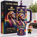 Elton John 40oz Tumbler With Handle TTNL