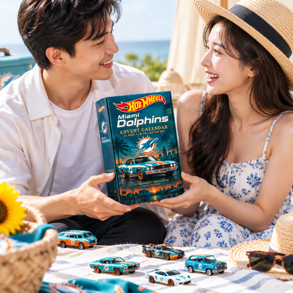 Miami Dolphins Premium Mini Car Advent Calendar