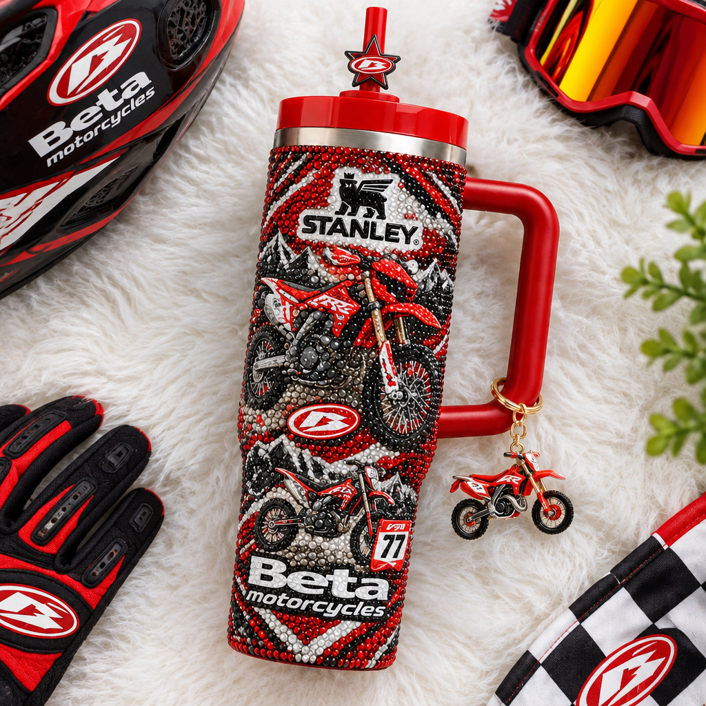 Beta Motorcycles 40oz Tumbler With Handle TTNL