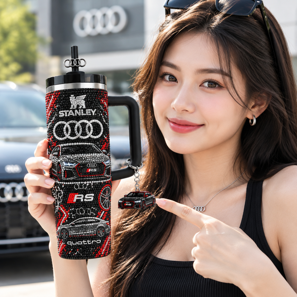 Audi 40oz Tumbler With Handle TTNL
