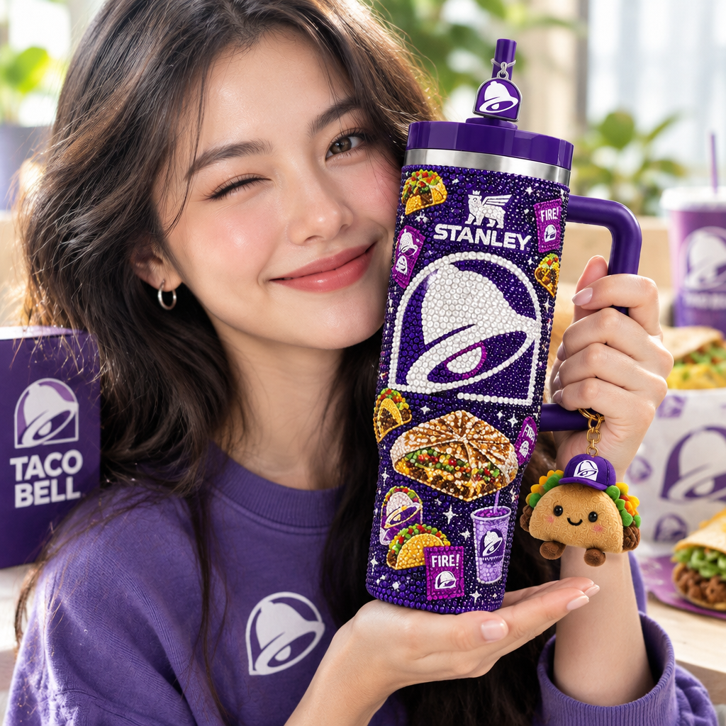 Taco Bell 40oz Tumbler With Handle TTNL